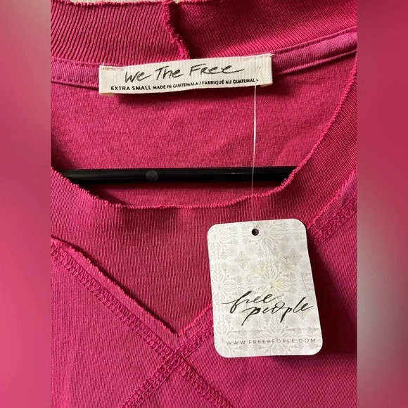 Free People Clover Top in rose, size XS - Picture 5 of 8